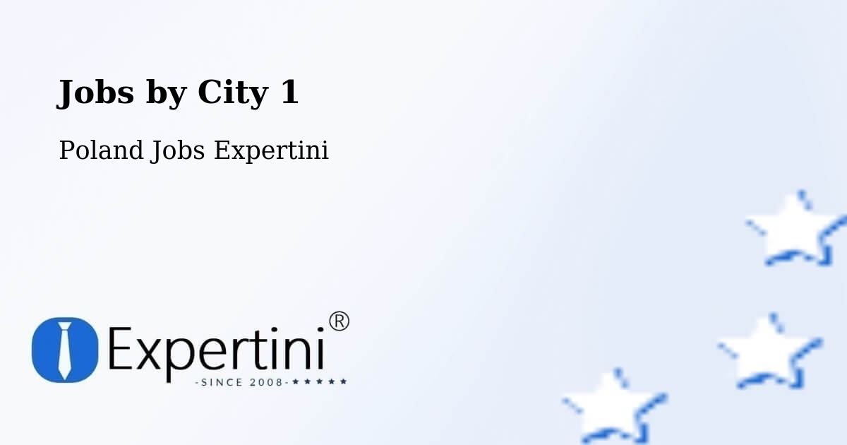City Jobs in Poland - Expertini