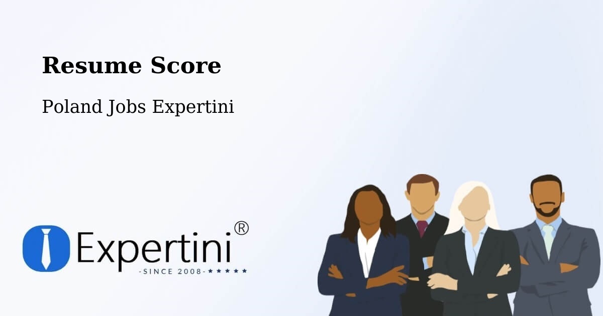 Resume Score & Job Description Match Tool – Brodła - Poland Jobs Expertini